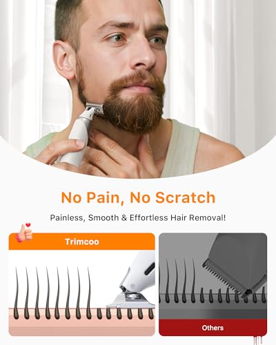 New Electric Beard & Nose Hair Trimmer Kit (Pack / White)
