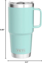 YETI Rambler 20 oz Travel Mug, Stainless Steel, Vacuum Insulated - Image 9