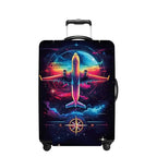 Aircraft Luggage Cover Washable Suitcase Protector Anti (Aircraft / XL(32-34inch suitcase))