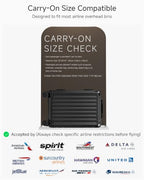 2 Piece Zipperless Luggage Set (Jet Black / 2 Piece Set (20/30))
