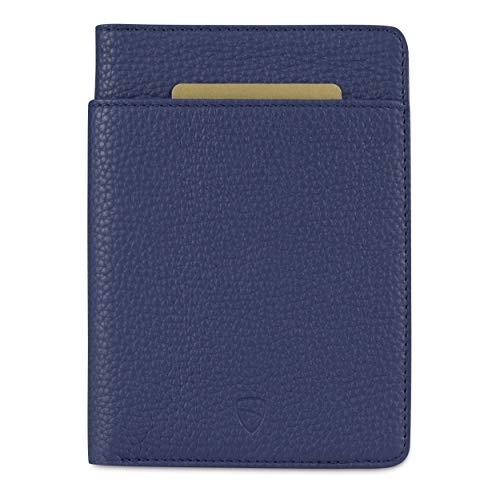 KENSINGTON Passport Holder for Travel (One Size / Matt Blue)