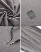 Mens Fashion Athletic Hoodies Sport Sweatshirt Solid Color Fleece Pullover Dark Grey 3XL (3X-Large / Grey)
