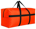 Extra Large Storage Duffle Bag (100L - 31.5"l x 11.8"w x 16.5"h / Orange)