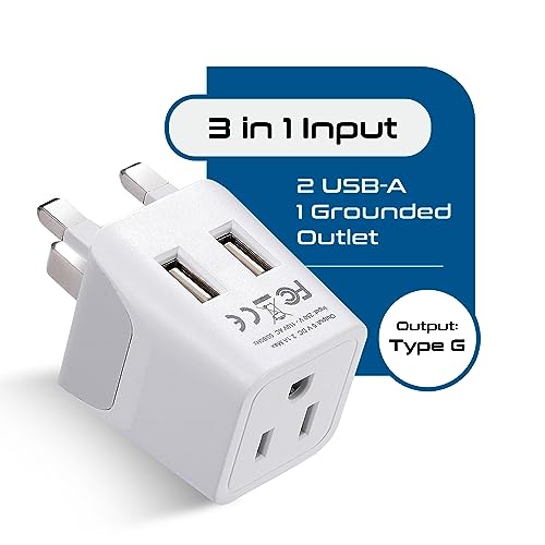 UK Plug Adapter (Ivory)