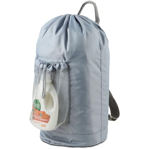 Backpack Laundry Bag (Grey)