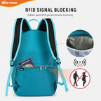 Small Packable Hiking Backpack 20L Anti (Cyan)