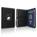 Passport Wallet with Holder for AirTag (Onyx)