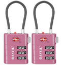 TSA Approved Luggage Locks (ROSE PURPLE)
