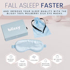 Silk Sleep Mask (Sky Blue)