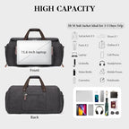 Garment Bags for Travel (Grey 01 / Large-50L Duffle Bag)