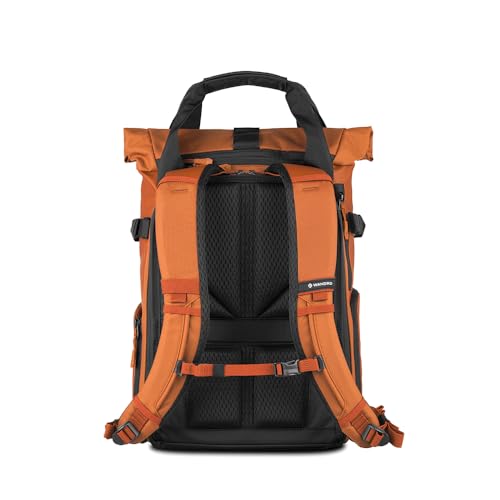 PRVKE 15L Camera Backpack (15L (Photography Bundle) / Rolltop / Sedona Orange)