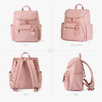 Hannah & Sophia Ready to Roam Diaper Backpack (Medium / Rose Pink)