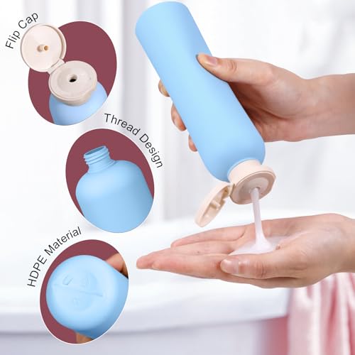 Travel Shampoo Bottle (Orange+light Blue+pink+green)
