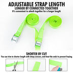 1" x 12 ft Lashing Straps (6 PK / Green)