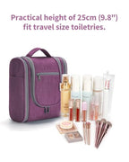 Hanging Travel Toiletry Bag for Women (AA-Purple / Medium)