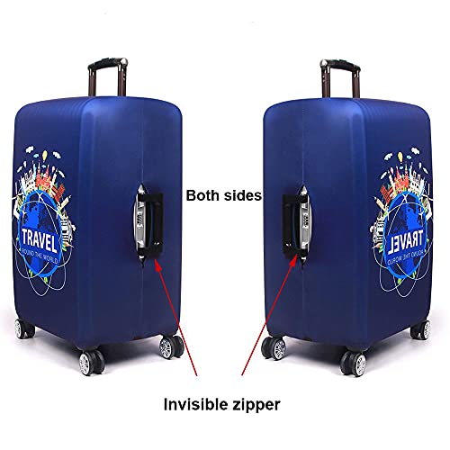 Thicker Luggage Cover Elastic Suitcase Cover Protector Fits 18 (Travel / S)