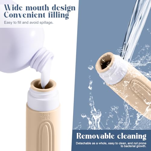 Travel Bottles for Toiletries (CREAM)