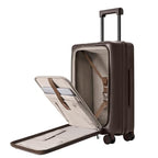 Top Opening Carry On Luggage 22x14x9 (01-Dark Chocolate Americano / Carry-On 20-Inch (Top Opening, 38L))