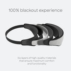 Ostrichpillow Eye Mask 3D Sleep Mask (Eclipse Black)