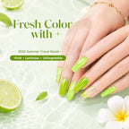 Beetles Green Glitter Gel Nail Polish (H - Flakie Green | Lime Shock)