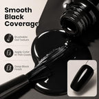 Beetles Black Gel Polish (G - Creme Black | Audrey Black)