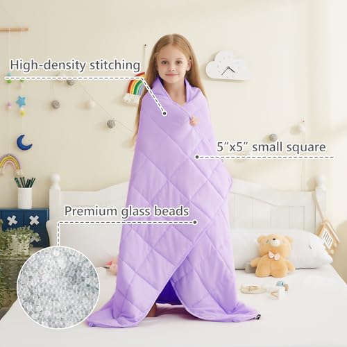 Weighted Blanket (06-purple / 36" x 48" | 5lbs)