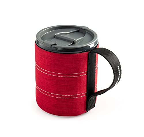 Backpacker Neoprene Mug I Infinity Lightweight BPA (Heathered Red)