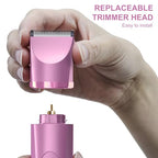 Electric Body Hair Trimmer (Pink)