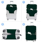 Luggage Cover Washable Suitcase Protector Anti (White cat / M(fits 24-26Inch suitcase))
