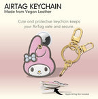 x Sanrio Character Keychain Case Compatible with Apple AirTag (My Mel Ody)