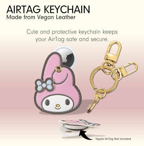 x Sanrio Character Keychain Case Compatible with Apple AirTag (My Mel Ody)