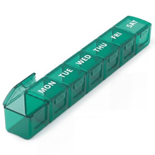 Weekly Extra Large Pill Organizer (Dark Green)