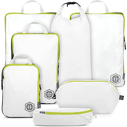 Large Compression Packing Cubes 7 (White/Green)