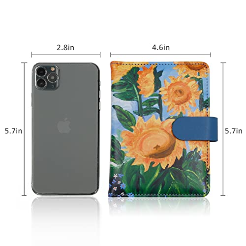 Rfid Passport Holder for Travel women (Blue2)