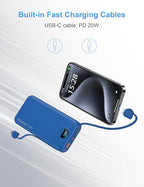 Portable Charger Power Bank 10000mAh PD20W w