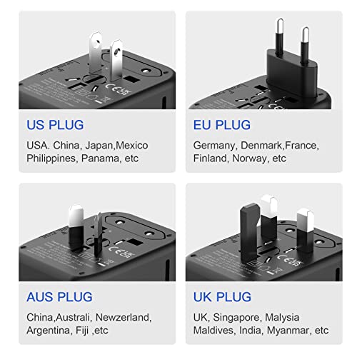 Universal Travel Adapter (Black)