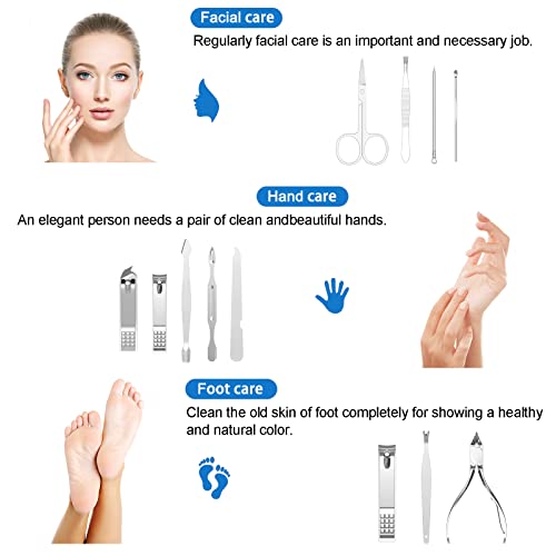 Professional Manicure and Pedicure Kit (Nail Clippers 12pcs)