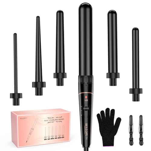 Long Barrel Curling Iron Wand Set
