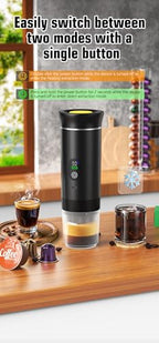 Portable Electric Coffee Maker (black)