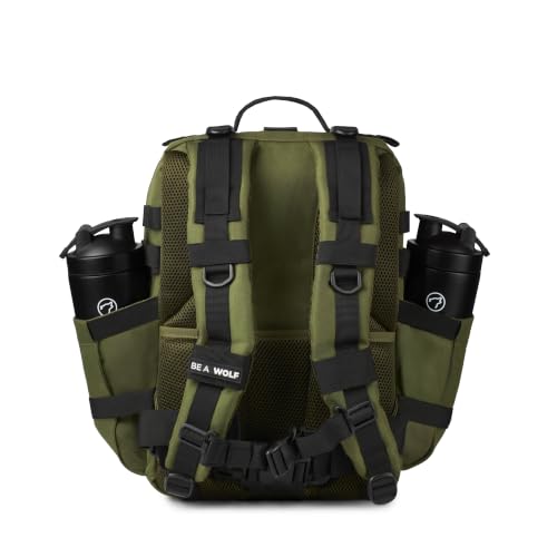 35L Tactical Gym Backpack (Athletic Green (Black Molle))