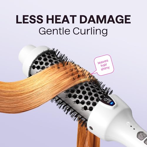 Thermal Brush Blowout Express 1.5" Ionic Heated Round Brush (1.5 Inch / White)