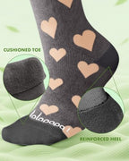 Bamboo Viscose Compression Socks for Women Men (Sweet Themed / Small-Medium)