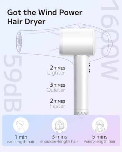 Hair Dryer Ionic High (White)