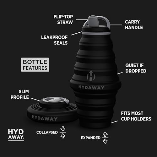 25oz Collapsible Water Bottle (Midnight)