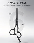 Seamless Thinning Shears (Matte Black Seamless Shears)