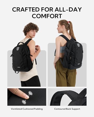 Small Casual Travel Backpack (Black)