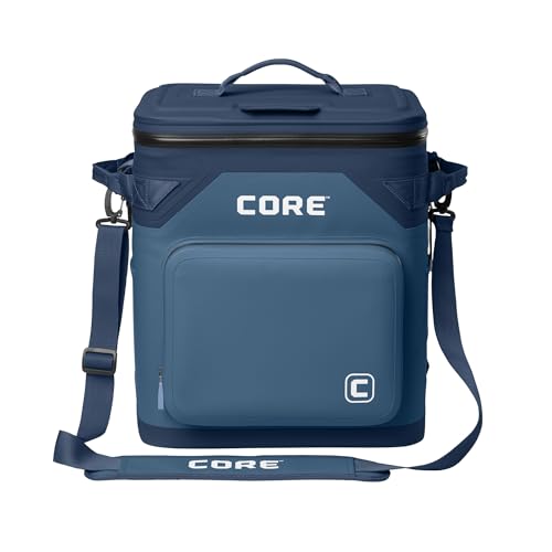 Magnetic Leak Proof 36 Can Soft Cooler with Waterproof Zipper (Navy / 36 Can)