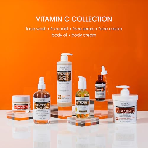 Vitamin C Cream Visibly Brightening Body Lotion (4 - Vitamin C Brightening Cream / 16 Ounce (Pack of 2))