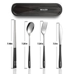 Travel cutlery set (Black - 2)