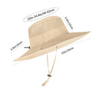 Sun Hats for Men Women Fishing Hat UPF 50+ Breathable Wide Brim Summer UV Protection Hat (1pack-beige)